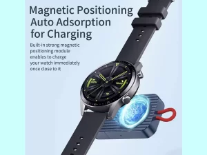 شارژر وایرلس مگنتی ساعت هوشمند هواوی 2.5 وات راک Rock W28 Type-C Huawei Watch Magnet Wireless Charger