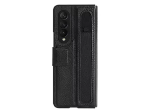 کیف چرمی محافظ نیلکین Nillkin Samsung Galaxy Z Fold 3 Aoge Leather Case