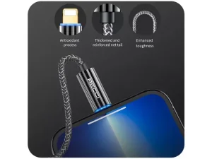 کابل شارژ تایپ سی به لایتنینگ یک متری رسی Recci RS03CL USB-C to Lightning