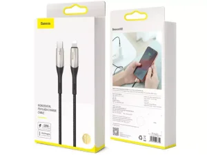 کابل شارژ و انتقال داده سریع تایپ سی به لایتنینگ بیسوس Baseus Horizontal PD Flash Charge Type-C to Lightning Cable 2M