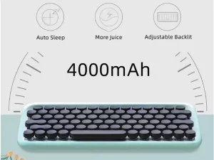 کیبورد بلوتوث شیائومی Xiaomi LOFREE Keyboard EH112S Retro Mechanical Bluetooth JZJP01