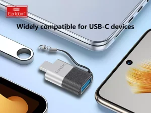 مبدل اوتی‌جی یو اس بی به تایپ سی ارلدام Earldom ET-OT72 OTG Type-C to USB