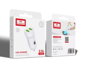 شارژر فندکی دو پورت یو اس بی ارلدام Earldom 2port car charger ES-CC23