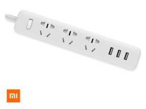 چند راهی سه سوکت و سه یو اس بی شیائومی Xiaomi Mi Power Strip Europlug XMCXB01QMN