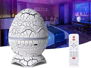 پروژکتور ستاره نور شب مدل تخم دایناسور Dinosaur Egg Galaxy Projector Starry Night Light