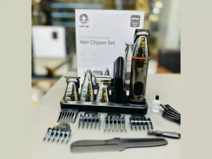 ست ماشین اصلاح موی سر، صورت و بدن شارژی گرین Green Lion GN5IN1MHTRMBK 5 In 1 Multi-Function Hair Clipper Set 600mAh