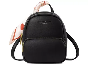 مینی کوله پشتی دخترانه و زنانه تائومیک میک Taomicmic D7089-E Faux Leather Lettering Mini Backpack