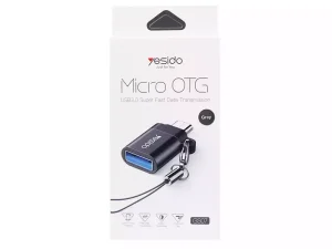 مبدل او تی جی یو اس بی به میکرو یو اس بی یسیدو Yesido GS07 USB to MicroUSB converter