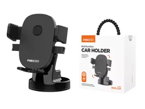 هولدر موبایل داخل خودرو رسی RECCI RHO_C29 MULTI-FUNCTION CAR HOLDER