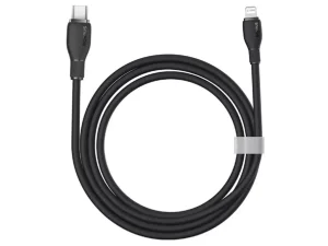 کابل شارژ سریع تایپ سی به لایتنینگ 20 وات 2 متری بیسوس Baseus Pudding Series Fast Charging Cable Type-C to IP 20W P10355701111-01