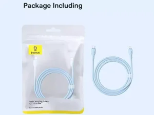 کابل شارژ سریع تایپ سی به لایتنینگ 20 وات 2 متری بیسوس Baseus Pudding Series Fast Charging Cable Type-C to IP 20W P10355701111-01