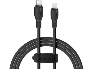 کابل شارژ سریع تایپ سی به لایتنینگ 20 وات 2 متری بیسوس Baseus Pudding Series Fast Charging Cable Type-C to IP 20W P10355701111-01