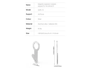 هولدر موبایل لپ تاپی مگنتی آها استایل AhaStyle SJ05-12 multi function stents