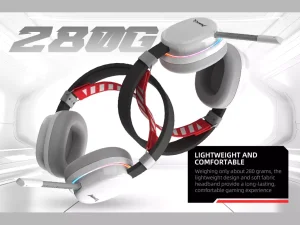 هدست بی سیم گیمینگ ماروو Marvo Monka Echo HG9069W Tri-Mode Wireless Gaming Headset