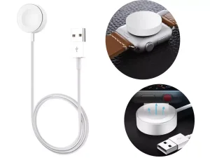 شارژر مغناطیسی اپل واچ سری 1/2/3 کوتتسی Coteetci APPLE WATCH CHARGER CS5136-1000