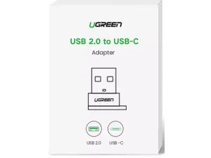 مبدل تایپ سی به یو اس بی یوگرین Ugreen US280 50568 usb a male to usb c female adapter đen