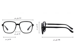 عینک ضد نور آبی کارن بازار karen bazaar B1802 anti-blue light glasses