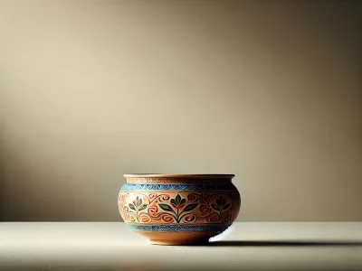 گلدان گل گلی floral pot