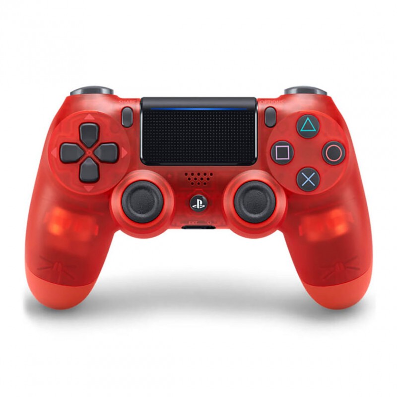 دسته بازی های کپی  PS4 مدل transparent red