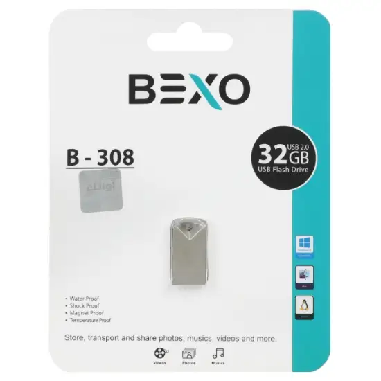 bexo b-308 USB2 32GB packed