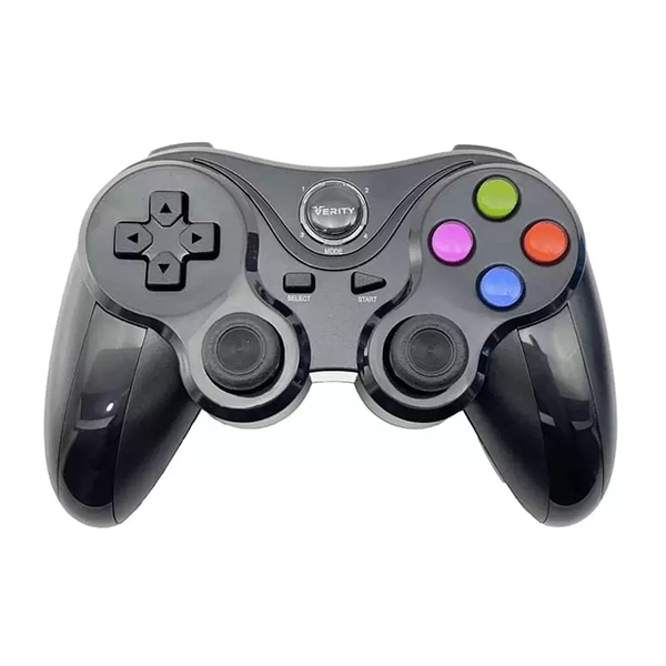 دسته بازی بی‌سیم وریتی مدل Verity V-J4114W با قابلیت اتصال USB و بلوتوث