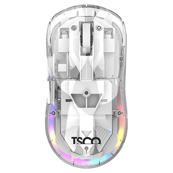 ماوس گیمینگ سه حالته تسکو مدل TM 795W (شفاف و RGB)