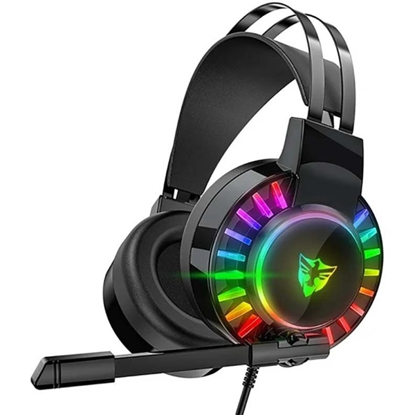 هدست گیمینگ حرفه‌ای G605 با صدای 7.1 کاناله و نورپردازی RGB