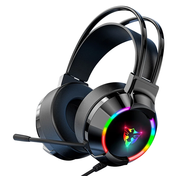 هدست گیمینگ حرفه‌ای G606 با صدای 7.1، درایور 50mm و RGB