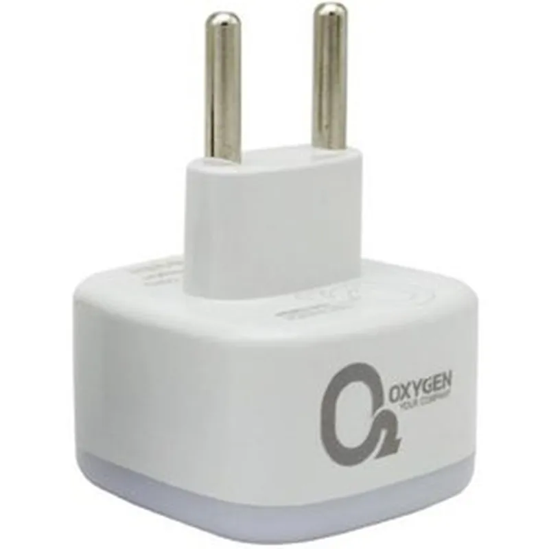 تبدیل 3 به 2 برق اکسیژن Oxygen مدل M-03 (چراغ خواب RGB)