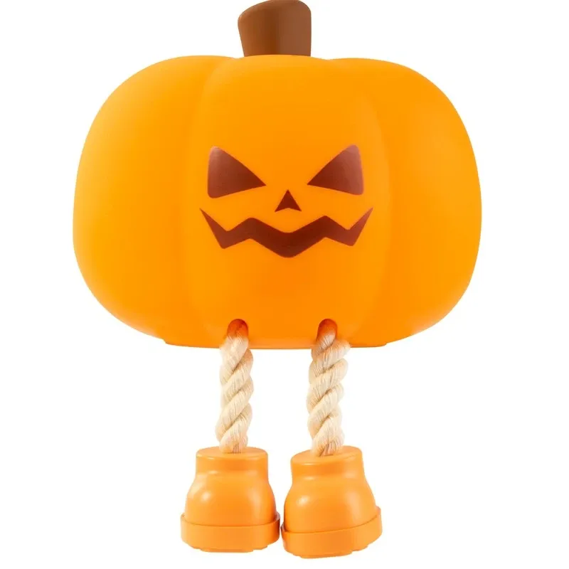 چراغ خواب سیلیکونی و استند موبایل XO مدل OZ08 طرح کدو تنبل