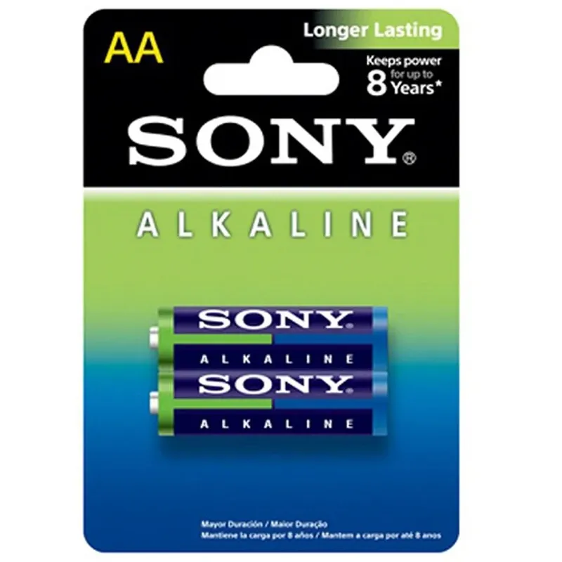 باتری قلمی آلکالاین سونی Sony مدل Alkaline AA (بسته 2 عددی)