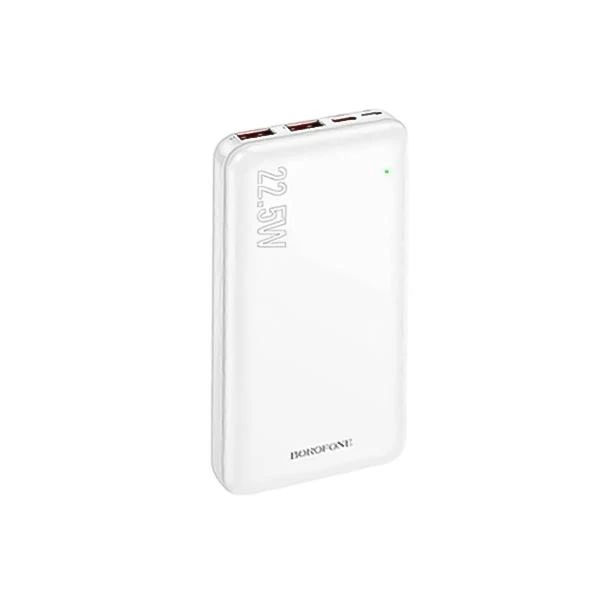 شارژر همراه و پاوربانک فست‌شارژ بروفون BOROFONE مدل BJ38 ظرفیت 10000 میلی آمپر و توان 22.5 وات