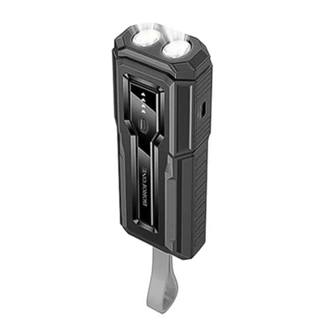 شارژر همراه و پاوربانک فست‌شارژ بروفون BOROFONE مدل BJ54 ظرفیت  10000 میلی آمپر (توان  22.5 𝑊و چراغ‌قوه دوگانه)