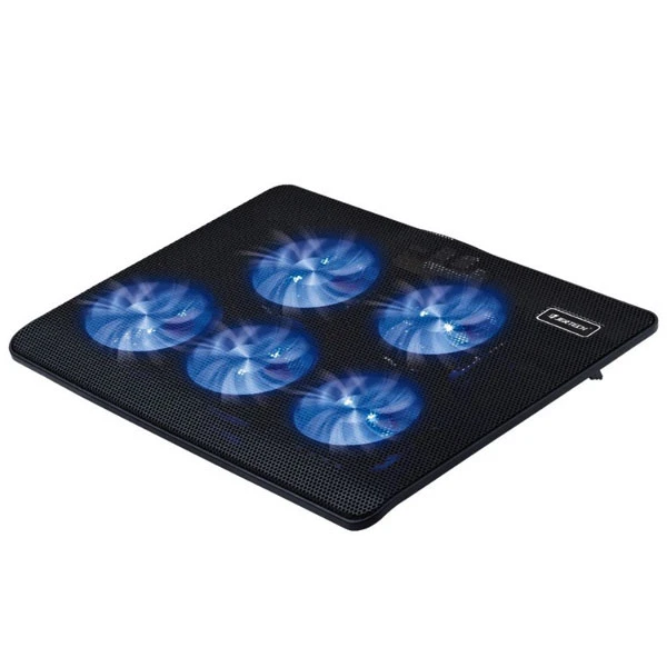 پایه خنک کننده لپ تاپ ۵ فن جرتک مدل KL331 (Tornado) با نورپردازی LED