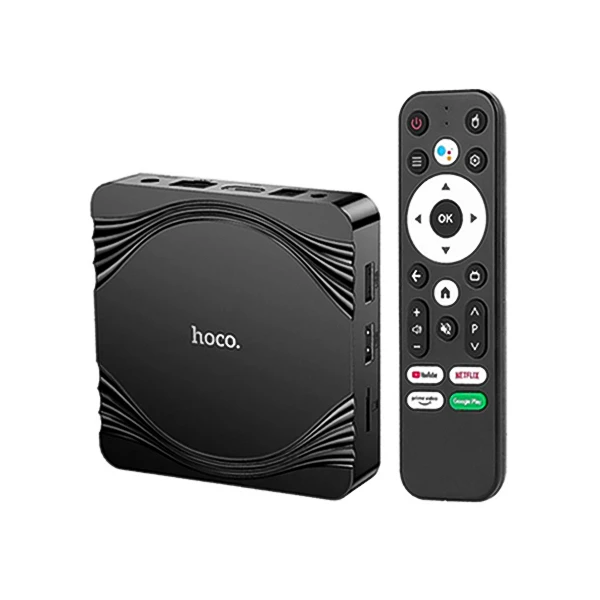 اندروید باکس هوکو (Hoco) مدل DQ10 با کیفیت 4K (رم 4 و حافظه 32 گیگابایت)