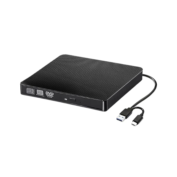دی‌وی‌دی رایتر اکسترنال Pop-Up Mobile | کابل دوگانه USB 3.0 و Type-C