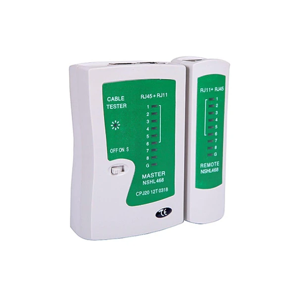 تستر کابل شبکه و تلفن مدل 011 (تستر دو تکه RJ45 و RJ11)