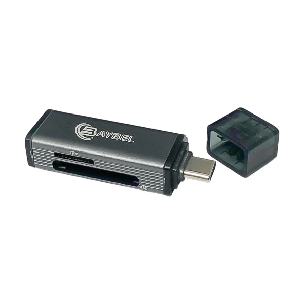 رم ریدر تایپ سی بیبل (BAYBEL) مدل R-111 (کارت‌خوان دو کاره SD/MicroSD)