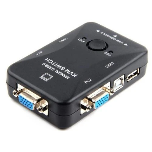 سوئیچ KVM دو پورت دستی رویال مدل 2UK (کنترل ۲ سیستم با یک مانیتور و ماوس)