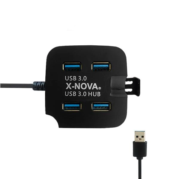 هاب 4 پورت USB 3.0 ایکس نووا (X-NOVA) مدل X790 به همراه استند موبایل