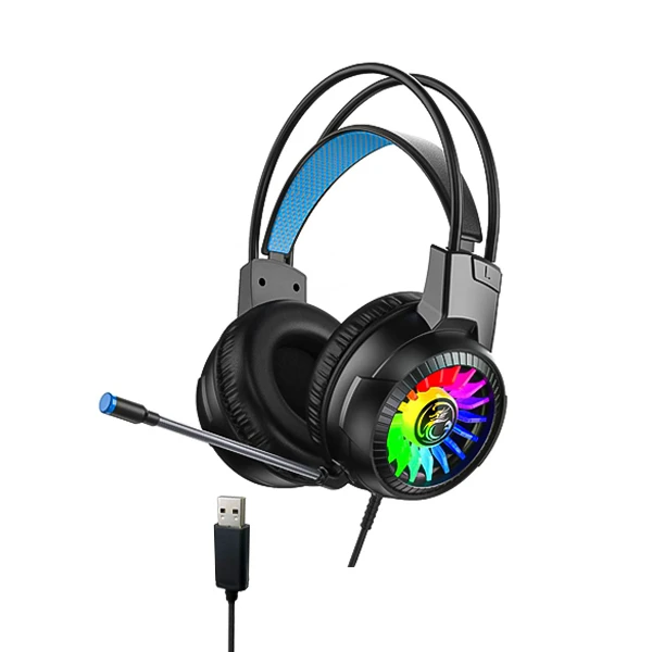 هدست گیمینگ با سیم آی مایس (iMICE) مدل HD-490 (اتصال USB و نورپردازی RGB)