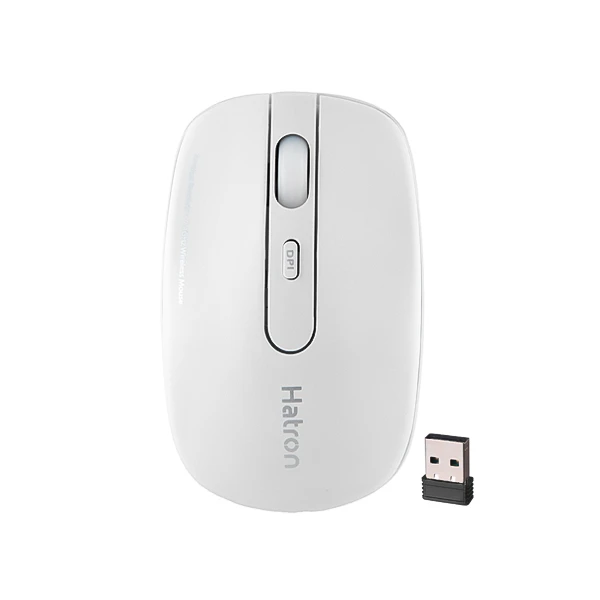 ماوس بی سیم سایلنت هترون مدل HMW112SL - سفید
