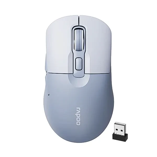 ماوس بلوتوث و بی سیم سایلنت رپو (Rapoo) مدل M308 رنگ آبی