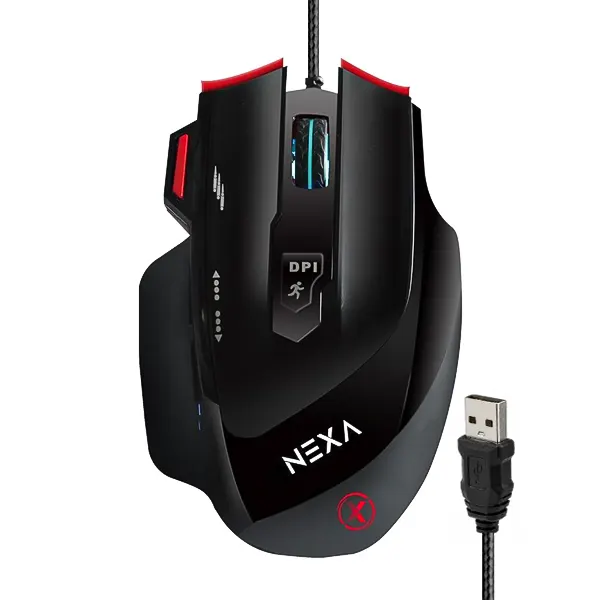 ماوس مخصوص بازی Nexa مدل M102 | باسیم، ارگونومیک و مجهز به DPI
