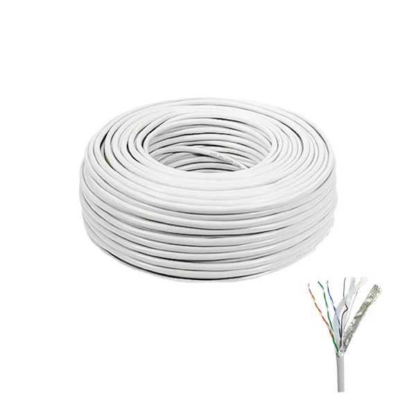 کابل شبکه مرکوری مدل Cat6 FTP حلقه 305 متری