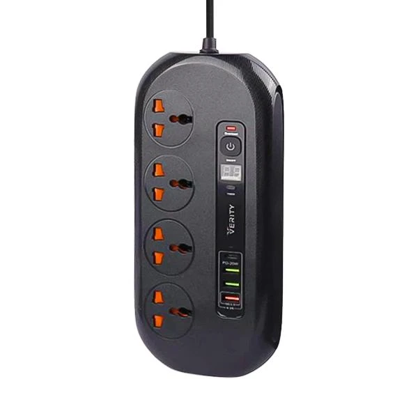 چهار راهی برق و شارژر تایمردار وریتی (Verity) مدل V-PS3115
