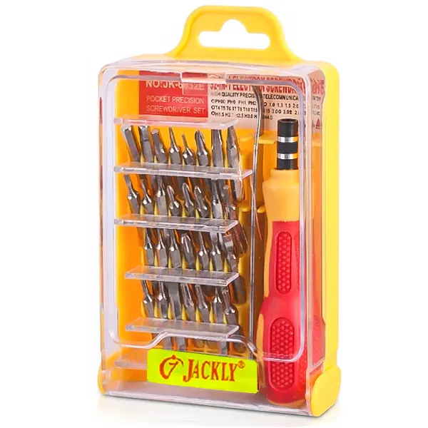 ست پیچ گوشتی ۳۲ عددی جک لی مدل JK-6032D مخصوص تعمیرات