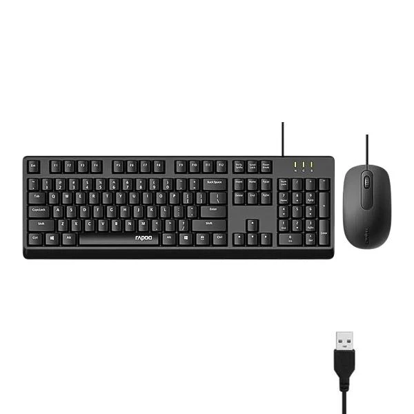 کیبورد و ماوس با سیم رپو مدل X130PRO