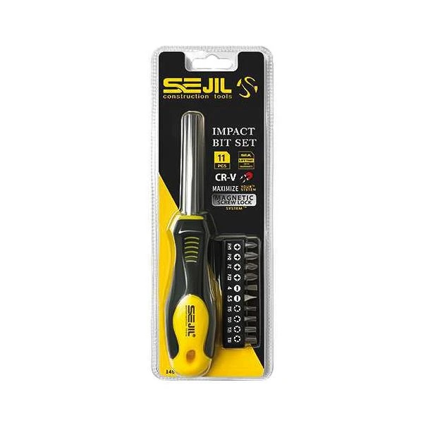 ست پیچ گوشتی ۱۱ عددی سجیل (SEJIL) مدل 148110001011 با آلیاژ CR-V