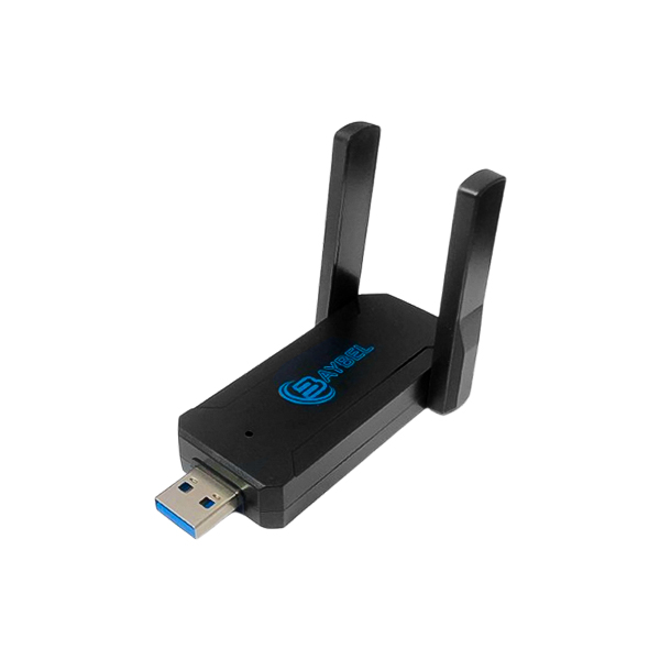کارت شبکه و دانگل وای‌فای دو آنتن USB 3.0 بیبل (BAYBEL) مدل D-56 | دو بانده (Dual Band)